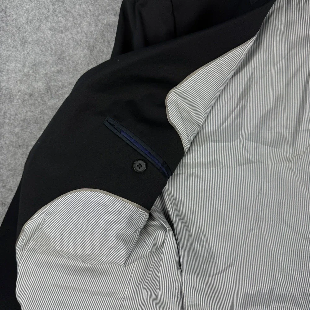 Brooks Brothers Explorer Blazer Sz 42S Black Fitzgerald Fit 100% Wool Sport Coat